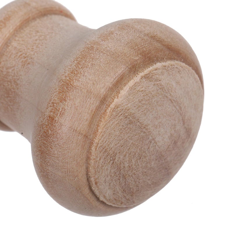 10Pcs Natural Wood Cabinet Knobs Round Drawer Pull Handles For Furniture Hardware - Image 4