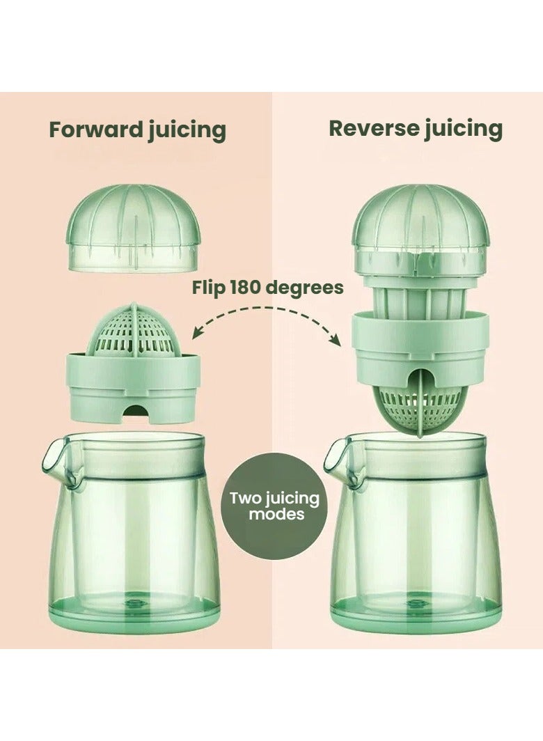 general Portable Manual Juicer Cup Multifunctional Small Fruit Juicer Two-Way Juice Cup Orange and Lemon Juicer - Image 2