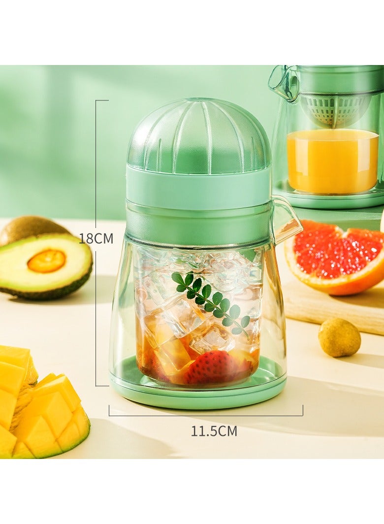 general Portable Manual Juicer Cup Multifunctional Small Fruit Juicer Two-Way Juice Cup Orange and Lemon Juicer - Image 4