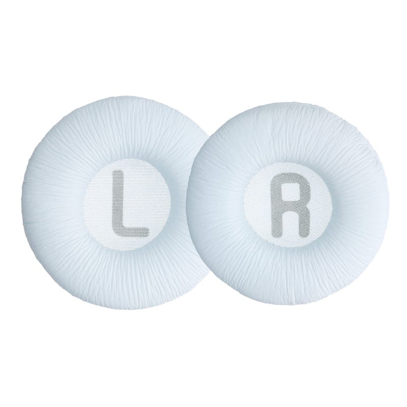 kwmobile Ear Pads Compatible with JBL Tune 600 / 500BT / 510BT / 520BT / 450 Earpads - 2X Replacement for Headphones - White - Image 1