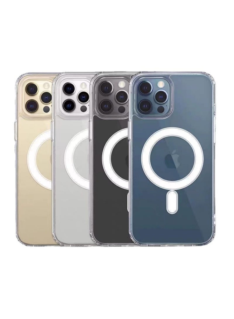 15 Pro Max Magsafe Case Clear【N52 Stronger Magnets】【Grade Protection】Anti-Yellow&Anti-Scratch, Ultra Slim, Magnetic Magsafe Cover for iPhone 15 Pro Max 6.7inch Clear Clear - Image 2