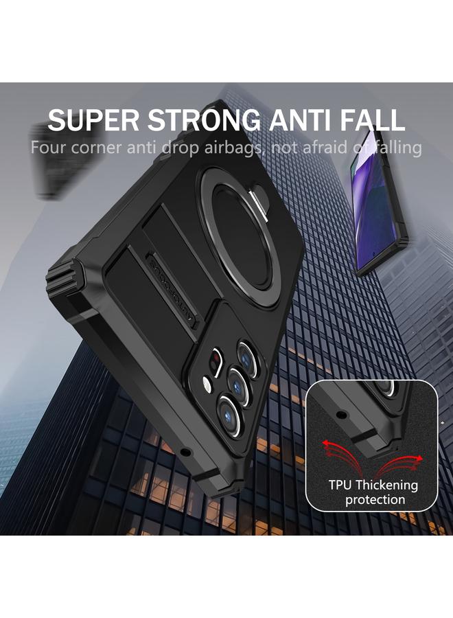 S-TOP Case For Samsung Galaxy Note20 Ultra MagSafe Magnetic Holder Phone Case - Image 4