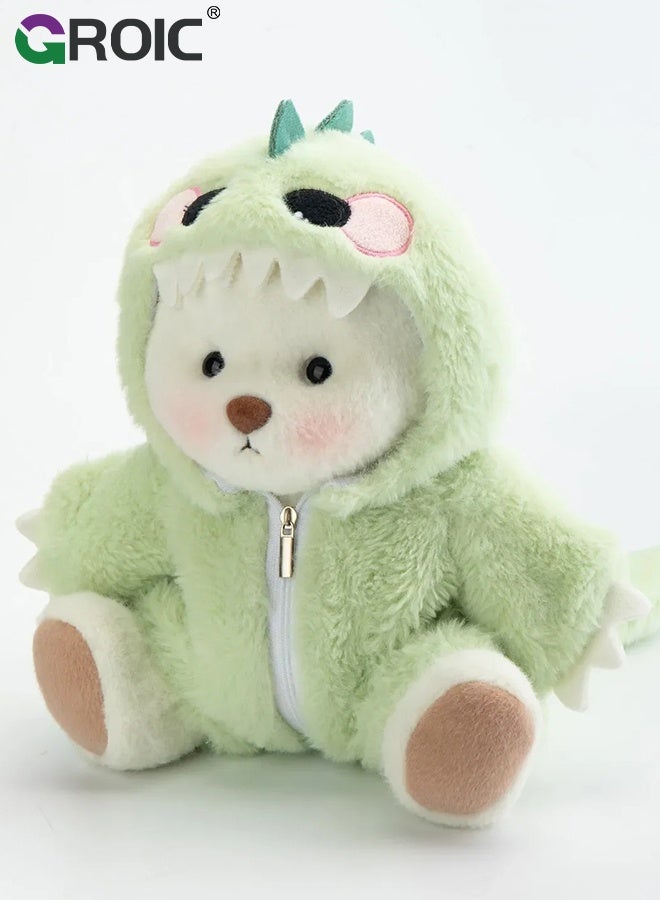 GROIC Joint Teddy Bear Doll Clothes, 30CM Plush Doll Clothes Set, Cute Stuffed Animal Clothing Accessories Gift for Kids Girls Women Birthday (Dinosaur Suit, No Bear) - Image 4