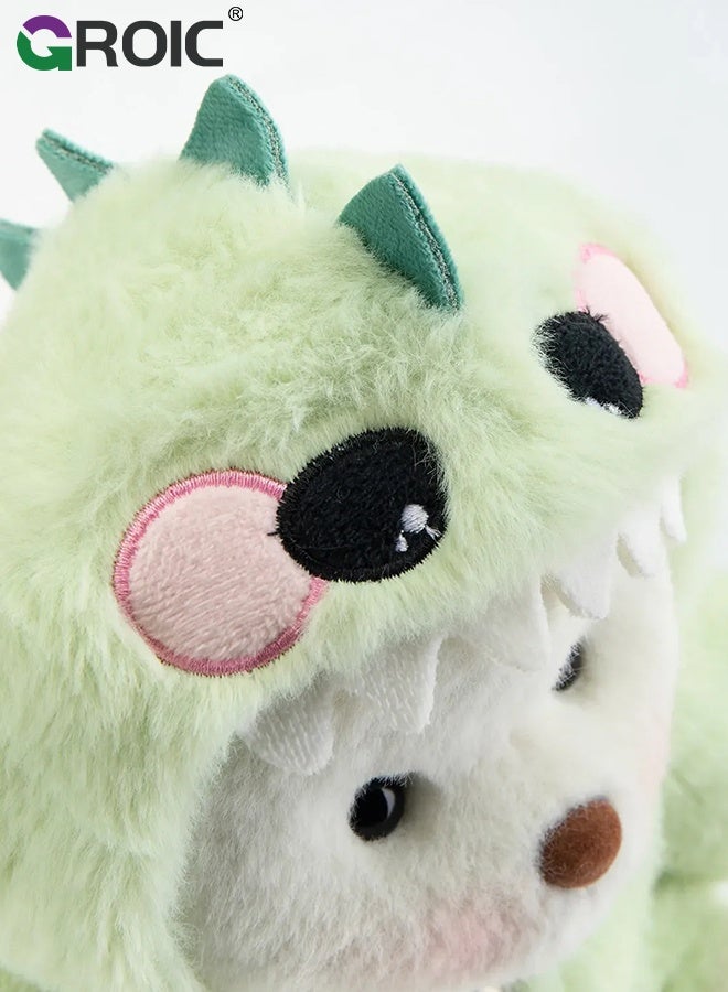 GROIC Joint Teddy Bear Doll Clothes, 30CM Plush Doll Clothes Set, Cute Stuffed Animal Clothing Accessories Gift for Kids Girls Women Birthday (Dinosaur Suit, No Bear) - Image 3