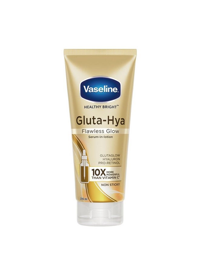 Vaseline Vaseline Gluta-Hya Flawless Glow, 200ml, Serum-In-Lotion  - Image 1
