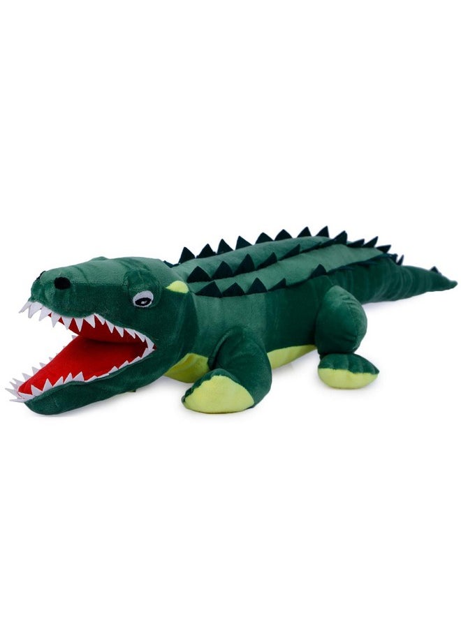 Webby Soft Crocodile with Open Mouth Stuffed Animal Plush Toy, Size - 72 cm