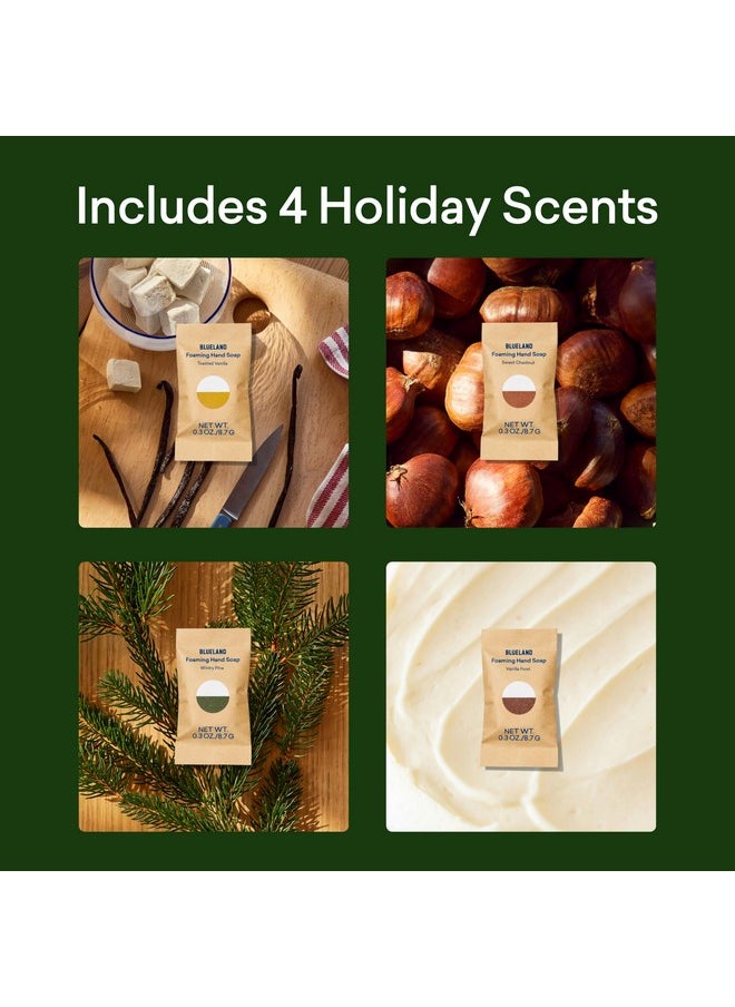 Blueland BLUELAND Foaming Hand Soap Tablet Refills - 4 Pack, Holiday Scents | Eco Friendly Products & Cleaning Supplies | Makes 5 x 9 Fl oz bottles (45 Fl oz total)  - Image 3