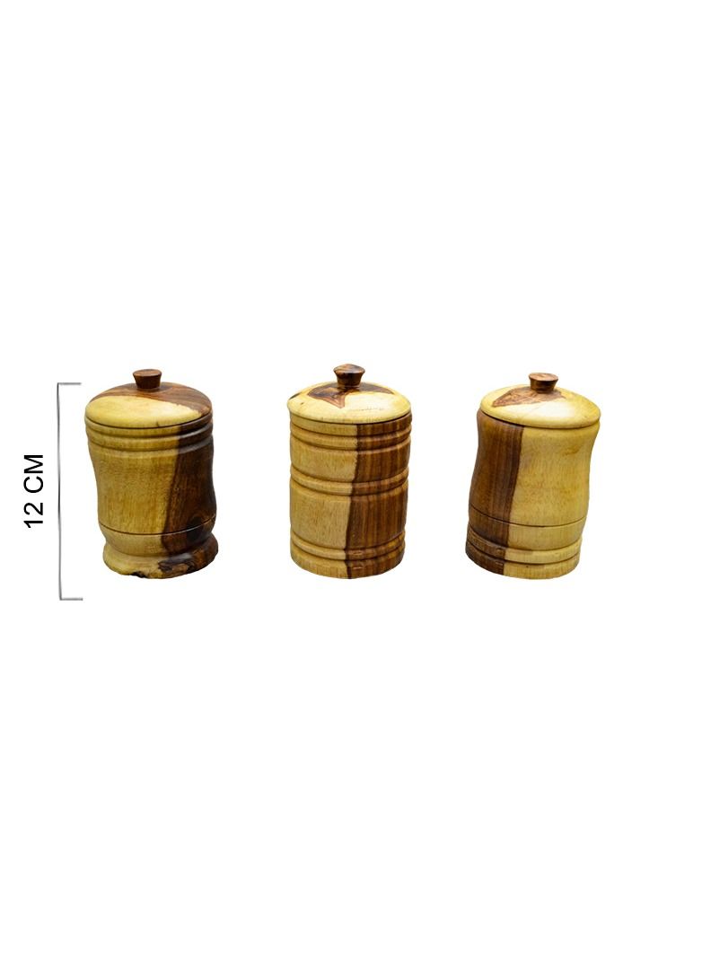 Egypt Antiques Sugar set 3 pieces handmade from healthy wood 100% natural  - Image 2