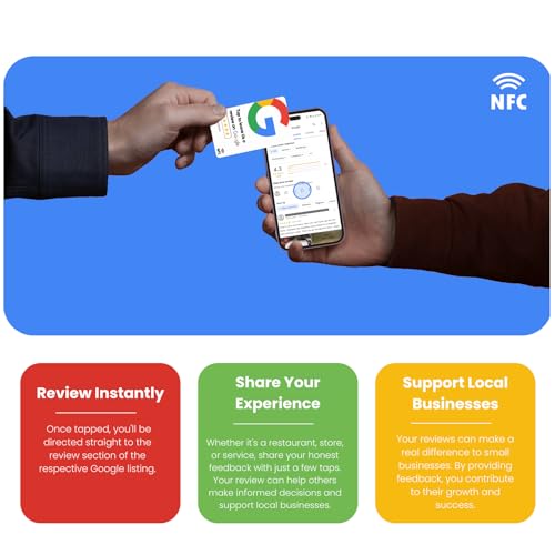 tinydabba Review NFC Card - Pack of 5 Cards. With NFC & QR Code - Image 3