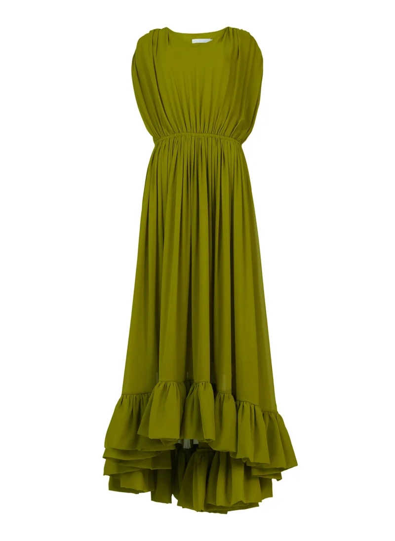 Leem  Maxi Frilled Dress for Women | Best Price UAE