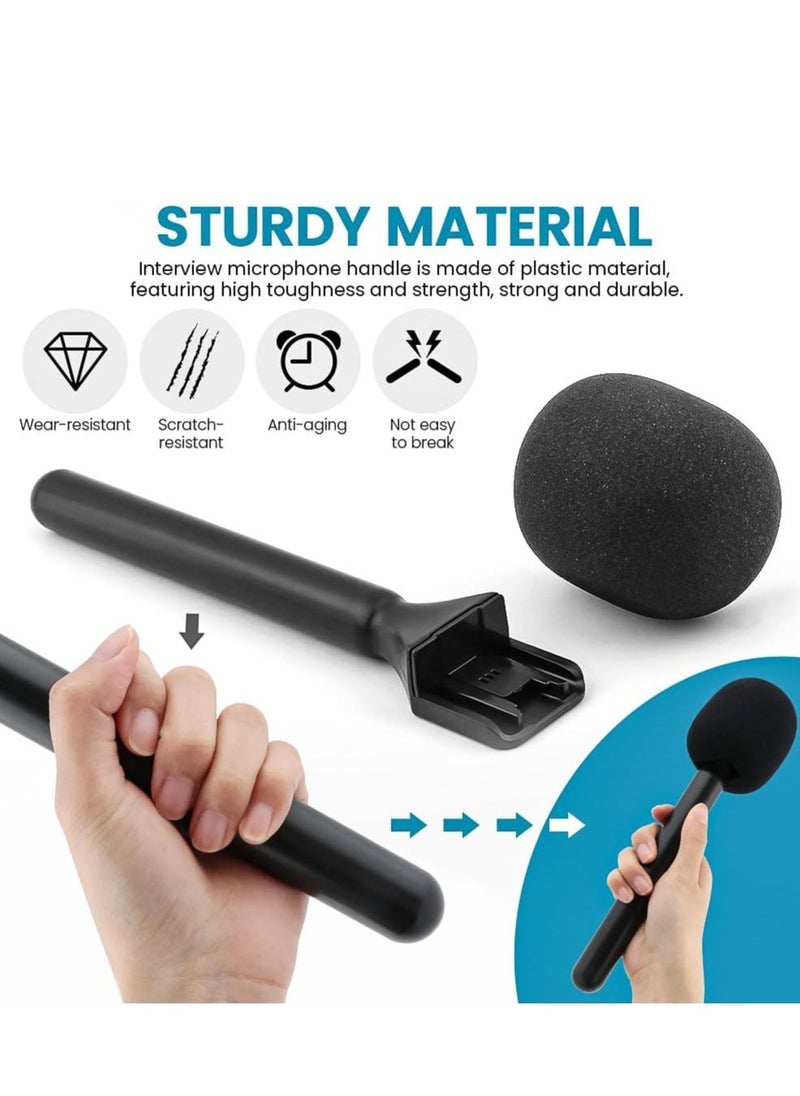 ELTRAZONE - Wireless Microphone Adapter for DJI Mic 2 – Handheld Mount Compatible with Wireless Interview Microphone Systems – Perfect for Vlogs, Podcasts, Interviews, and Professional Audio Recording – Easy Setup & Clear Sound Capture - Image 1