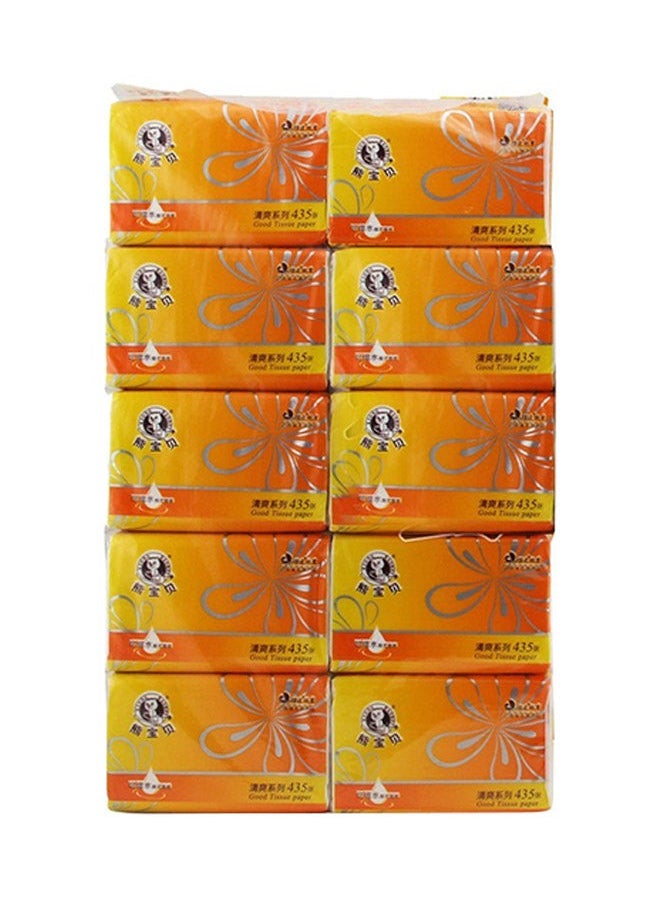 NIBEMINENT Pack Of 10 Tissue Paper Towel Napkin White 