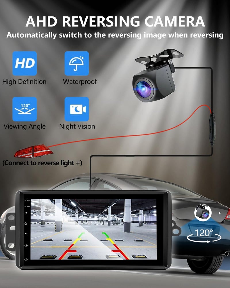 ANKEWAY [2G+64G] Car Radio Stereo Head Unit for Chevy Silverado Tahoe Colorado Suburban 2003-2006, GMC Yukon Sierra Canyon 2003-2006, Hummer H2 2003-2007 with Android Auto/CarPlay AHD Camera Mic GPS CANbus - Image 5