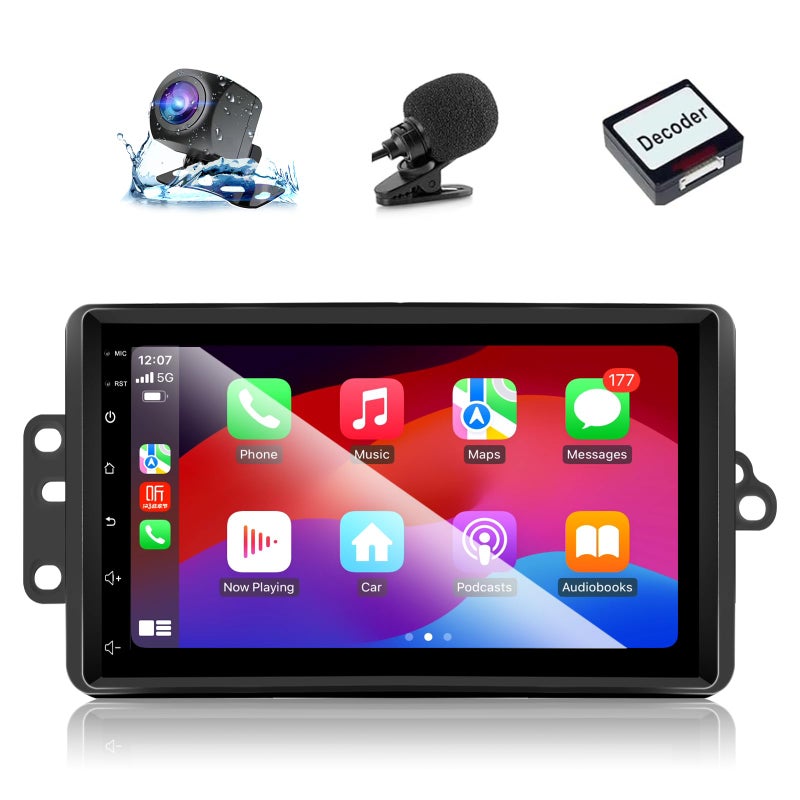 ANKEWAY [2G+64G] Car Radio Stereo Head Unit for Chevy Silverado Tahoe Colorado Suburban 2003-2006, GMC Yukon Sierra Canyon 2003-2006, Hummer H2 2003-2007 with Android Auto/CarPlay AHD Camera Mic GPS CANbus - Image 1