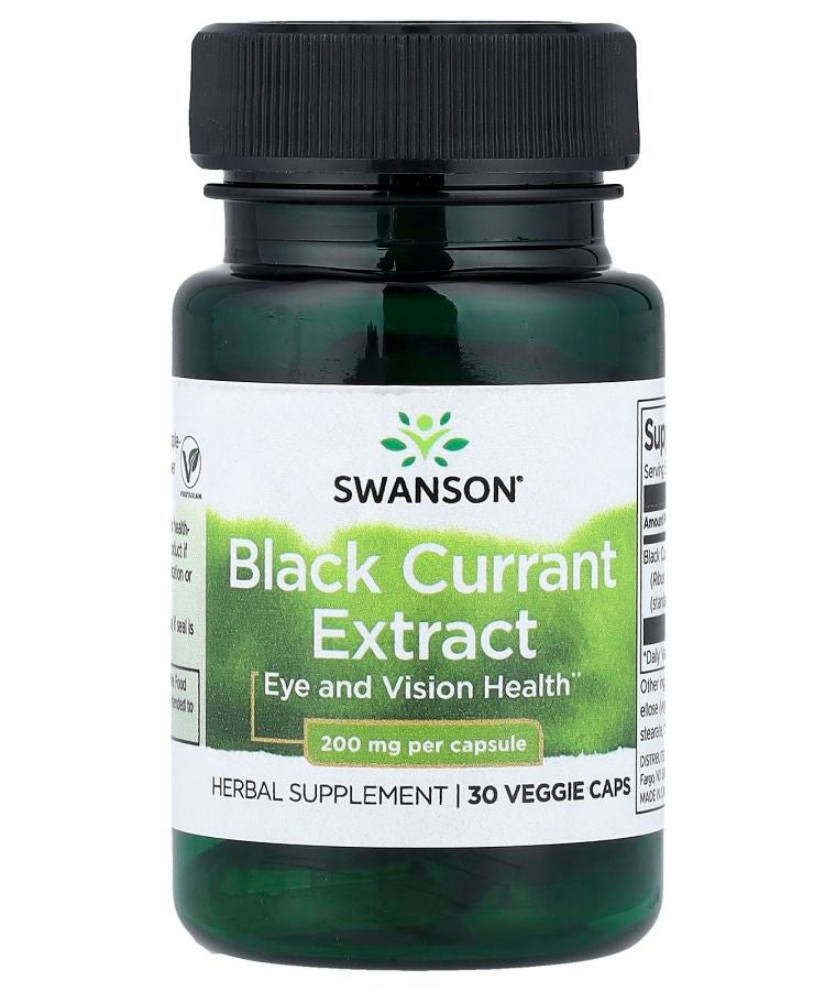 Black Currant Extract 200 mg 30 Veggie Caps