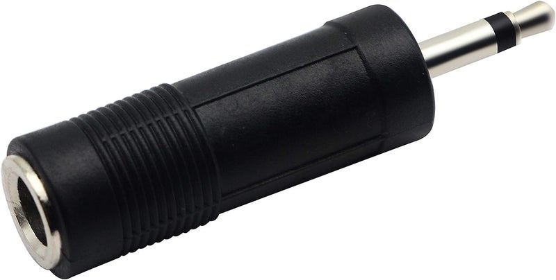 zdyCGTime 3.5mm to 6.35mm Adapter 3.5mm Mono 1/8 inch Audio Male to 6.35mm 1/4 inch Female Mic Plug Adapter Jack Converter(5 Packs) - Image 3