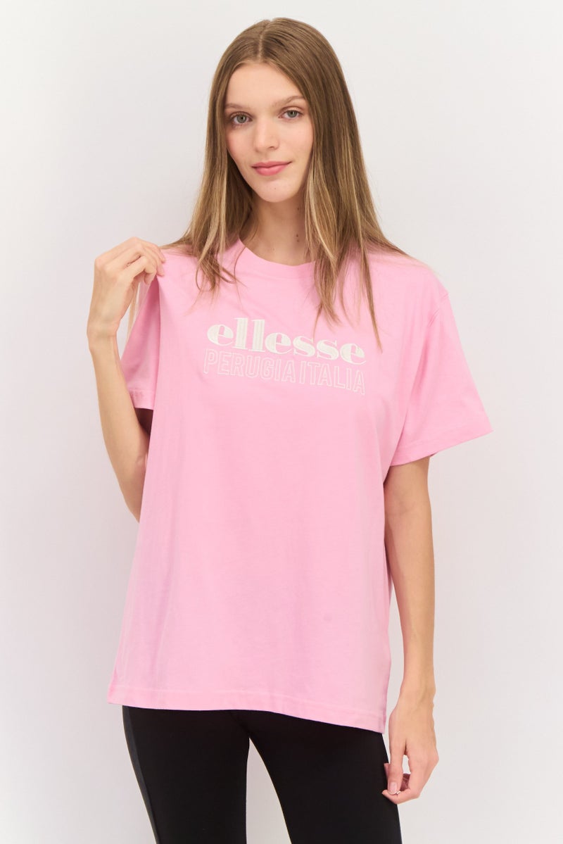 Ellesse Women Sportswear Fit Short Sleeve Outdoor Top, Pink - Image 1