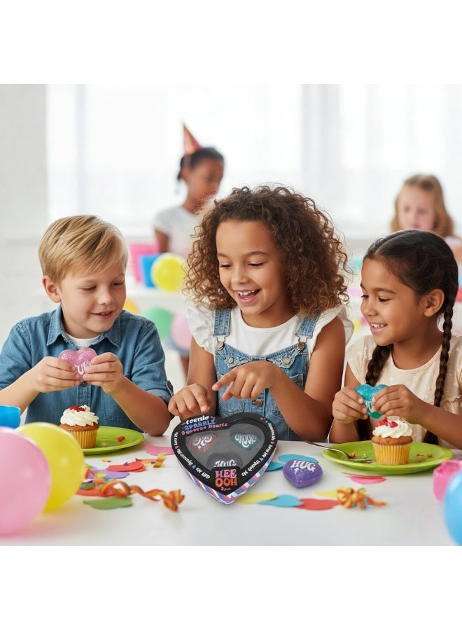 Needoh 3PCS Heart-shaped Stress-relieving Squeeze Toy | Portable Anti-stress Toy Made of TPR Material, a Daily Stress-relieving Tool and Kids' Gifts - Image 2