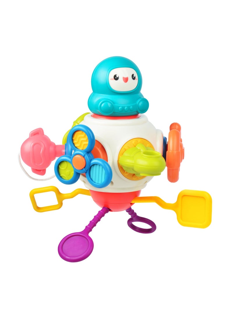 SYOSI Sensory Toys Toddlers for Toddlers 1-3, Montessori Activity Cubes Busy Board Educational Learning Toys Interactive Baby Toys Car Travel Activities Cognitive Development Toys for Kids Gifts - Image 1