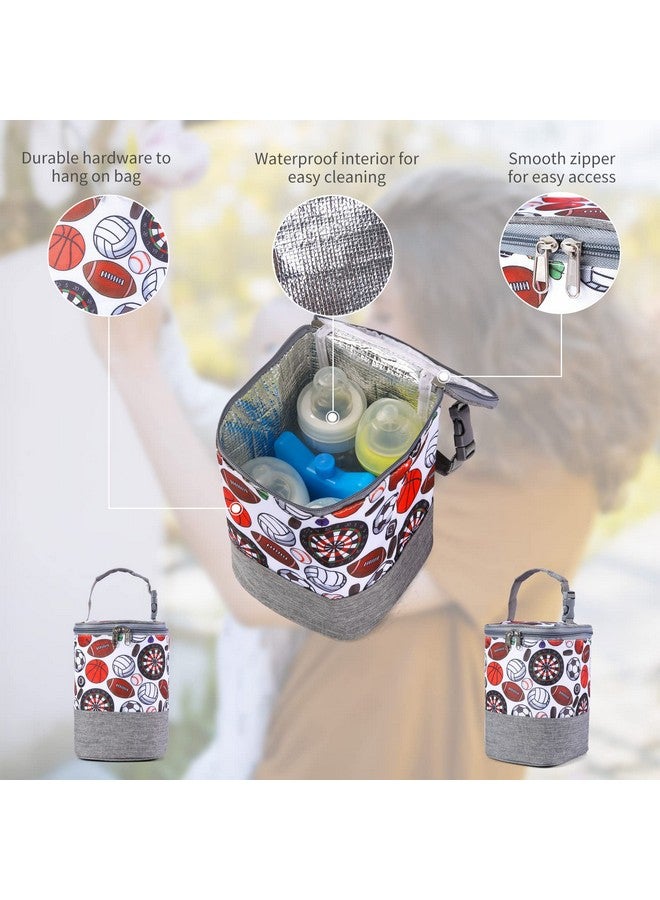 Gogoso Breast Milk Cooler Bag With Ice Pack Fits 4 Baby Bottles Up To 9 Ounce Baby Bottle Bag For Nursing Mom Daycare  - Image 3