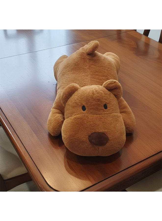 DANUBE HOME 63cm Brown Floppy Puppy Plush – Extra-Soft Stuffed Dog for Kids & Babies | Huggable Giant Puppy Toy for Bedtime, Nursery Decor & Gifts - Image 1