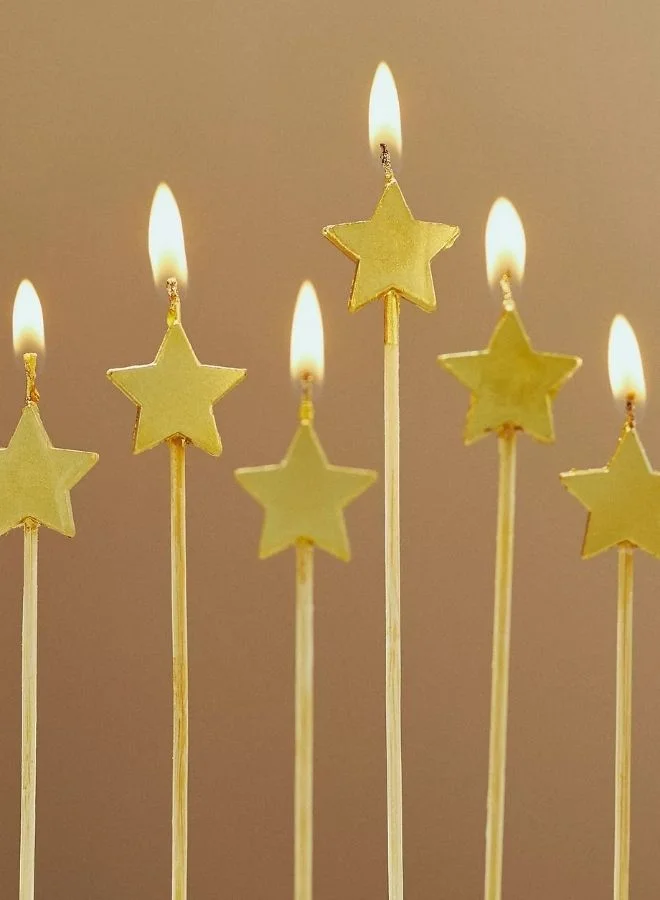 Meri Meri Meri Meri Gold Star Candles