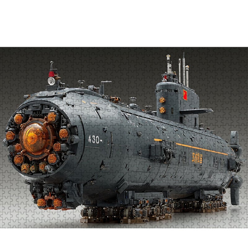 1000 Piece Submarine Puzzle For Adults Durable Seamless Game Gift Family Travel - Image 5