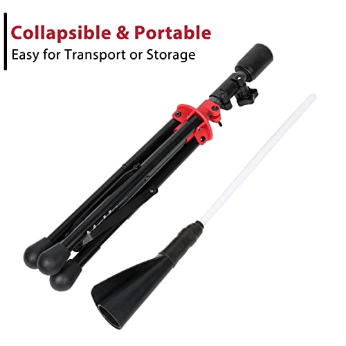 McHom Baseball & Softball Batting Tee - Hitting Travel Tee | Adjustable Height | Portable & Collapsible | Tripod Base - Image 4