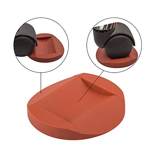 AIFUDA 6 Pcs Rubber Furniture Caster Cups, AIFUDA Furniture Coasters Anti-Sliding Floor Grip Floor Protectors for All Floors & Wheels of Furniture, Sofas and Bed - Image 5