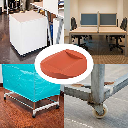 AIFUDA 6 Pcs Rubber Furniture Caster Cups, AIFUDA Furniture Coasters Anti-Sliding Floor Grip Floor Protectors for All Floors & Wheels of Furniture, Sofas and Bed - Image 4