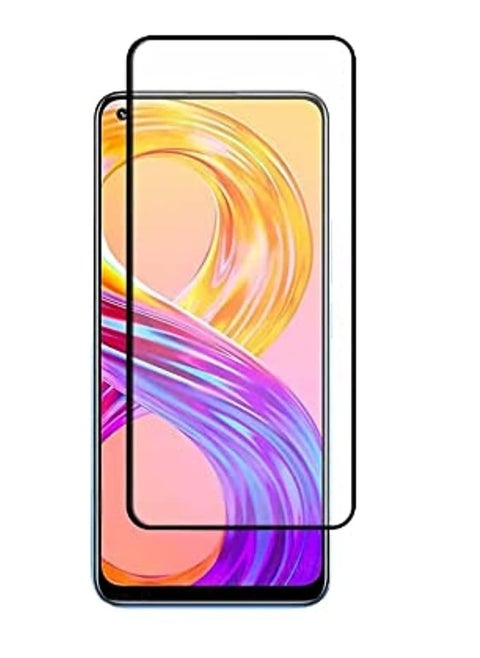 Glass Screen Protector For Realme 6 - Black