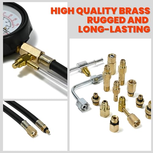 N/P NP Diesel Fuel Pressure Gauge Kit Petrol Fuel Pressure Tester Fuel Injection Pump Diagnostic Tool - Image 3