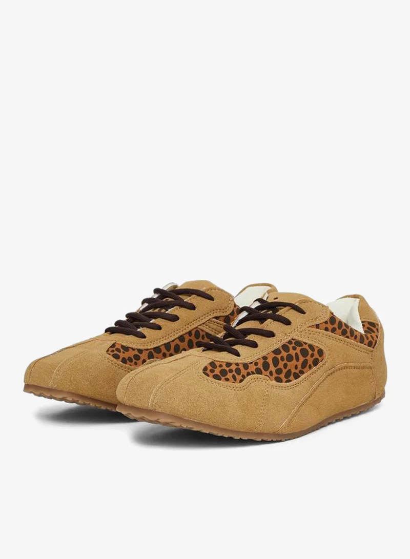 Styli Active Brown Women Brown Leopard Print Sneakers for Women | Best Price UAE