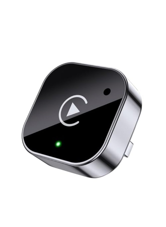2 in 1 Wireless CarPlay Adapter Plug and Play, Wired to Wireless CarPlay Dongle, Fast Auto Connect, No Delay, Small Design for iPhone and Android with USB/USB-C Port (Black) - Image 1