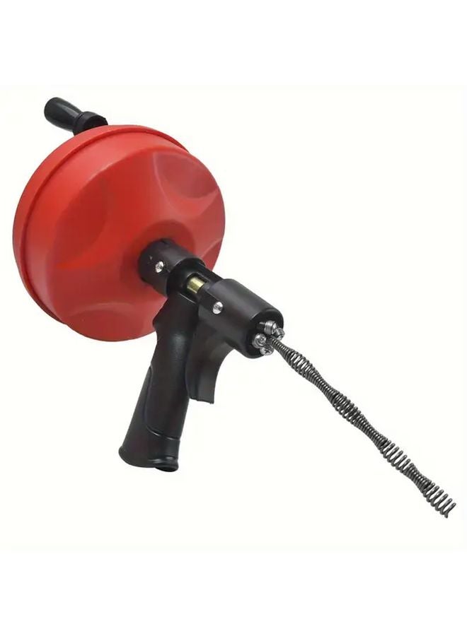 196.85 Inch Manual Drain Cleaner Spring Heavy Duty Pipe Snake For Kitchen Bathroom Shower Clogs - Image 5