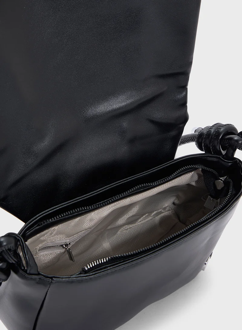 Ginger Ruched Crossbody Bag
