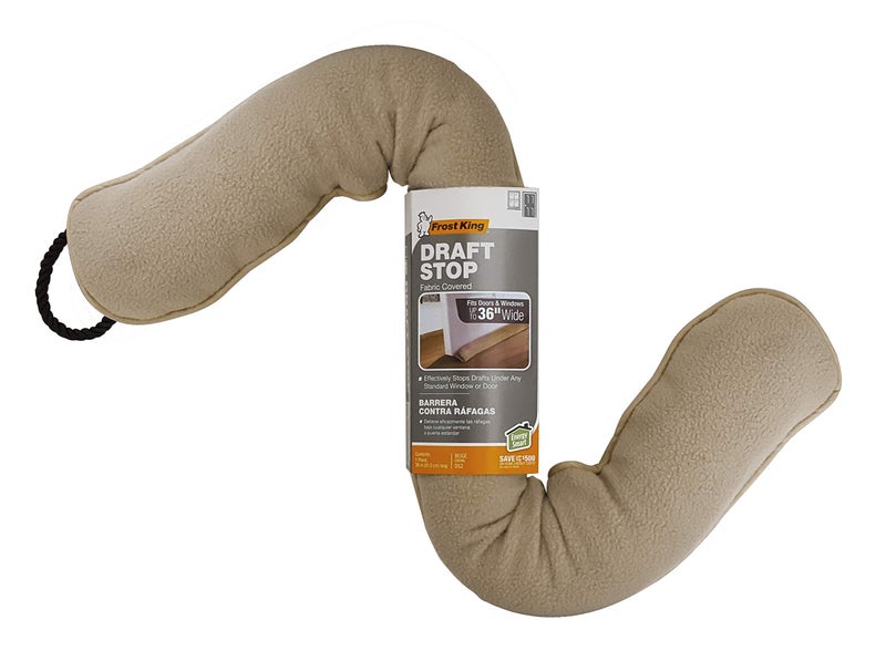 Thermwell Frost King Ds2 Door Or Window Draft Stop Cloth Seal 3-Feet Beige - Image 2