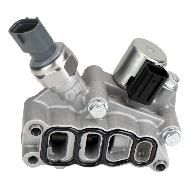 Donpida VVT Solenoid With Sensor and Gasket Compatible with Honda Pilot Accord Odyssey Replaces 15810RKBJ01 Engine Variable Valve Timing Control