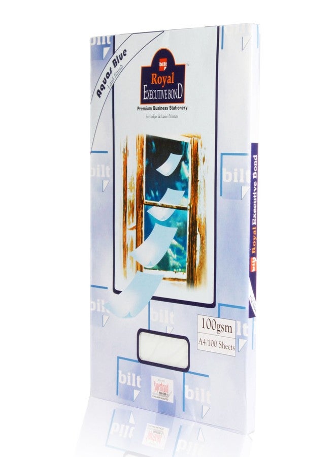 Bilt Royal Executive Bond Paper - 100 GSM, Aqua Blue - Image 1