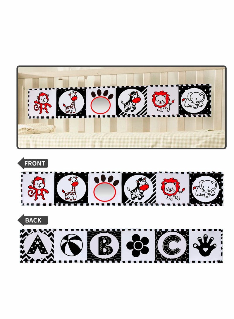 SYOSI Baby Toys 0-6 Months, Black and White High Contrast Sensory, Three-Dimensional Can Be Bitten Tear Not Rotten Paper 0-3 Years Old Newborn - Image 4