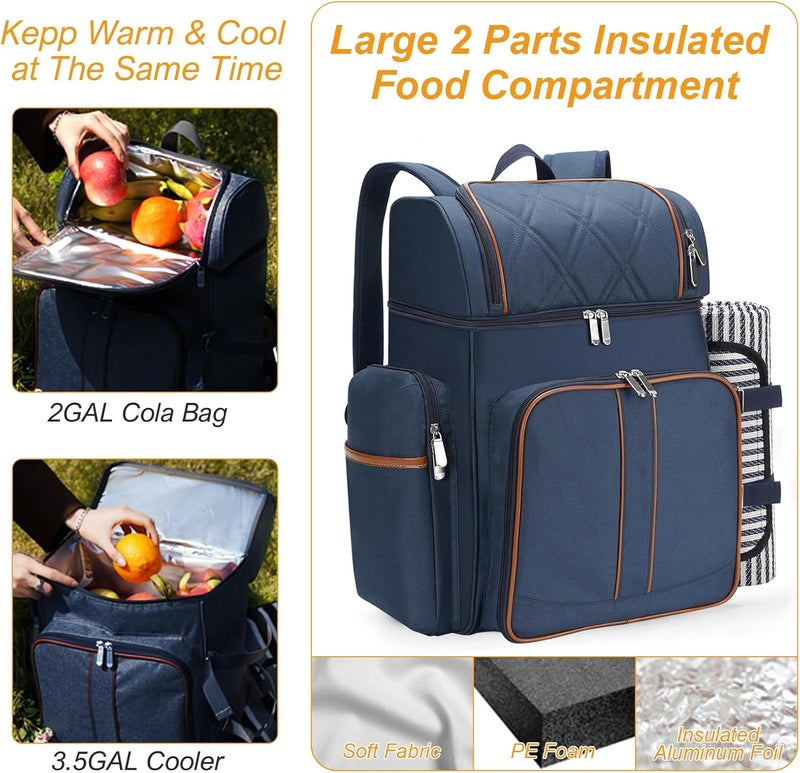 TwentyNext Insulated Picnic Backpack for 4 Persons - Image 5