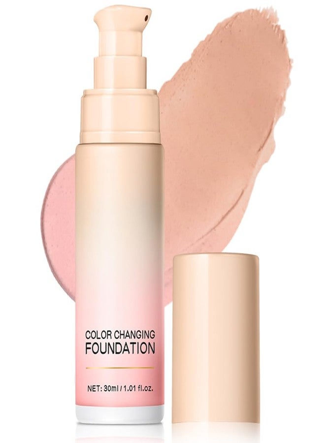 JEMPET Color Changing Foundation with Centella Asiatica - Weightless Hydrating Liquid Foundation (Pink-03) - Image 1