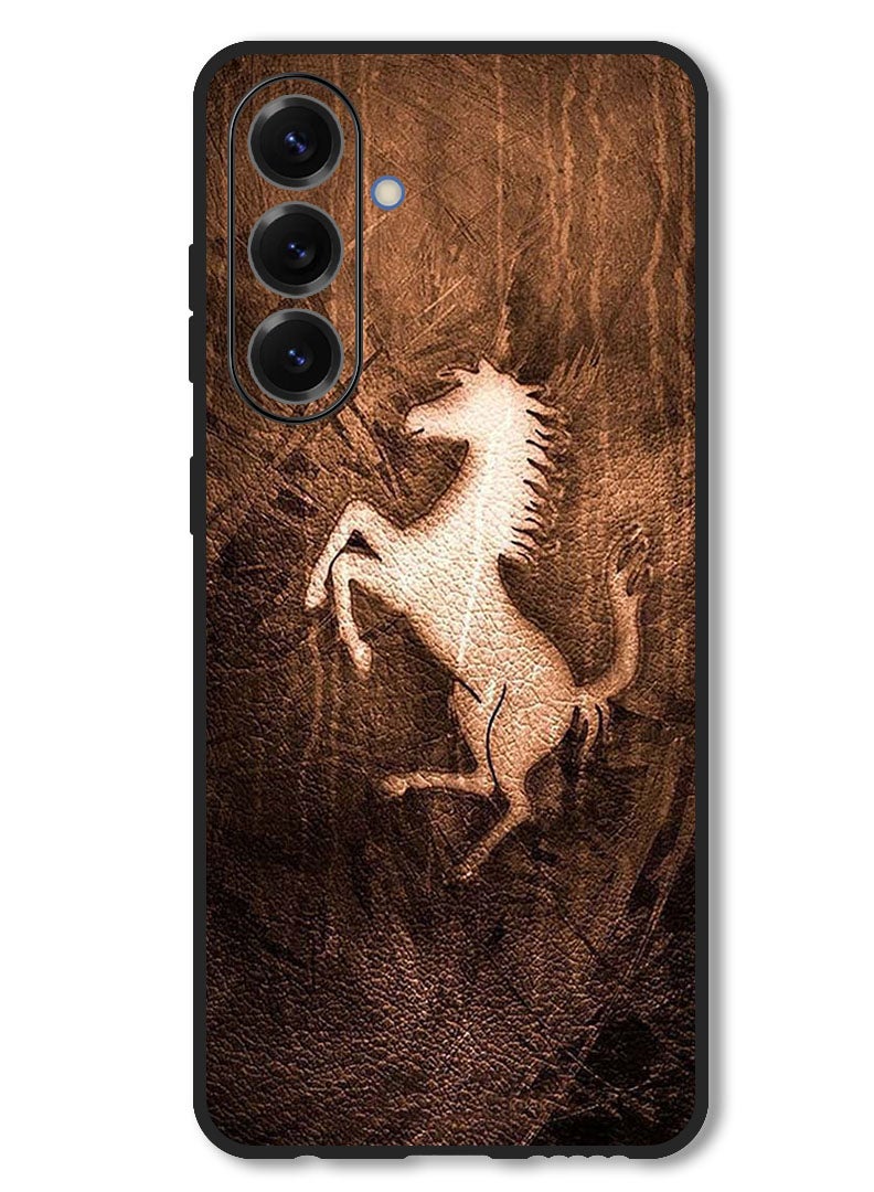 Theodor حافظة متوافقة مع سامسونج جالاكسي S25 FE 6.7 بوصة حماية مضادة للصدمات غلاف جلد الحصان - Image 1