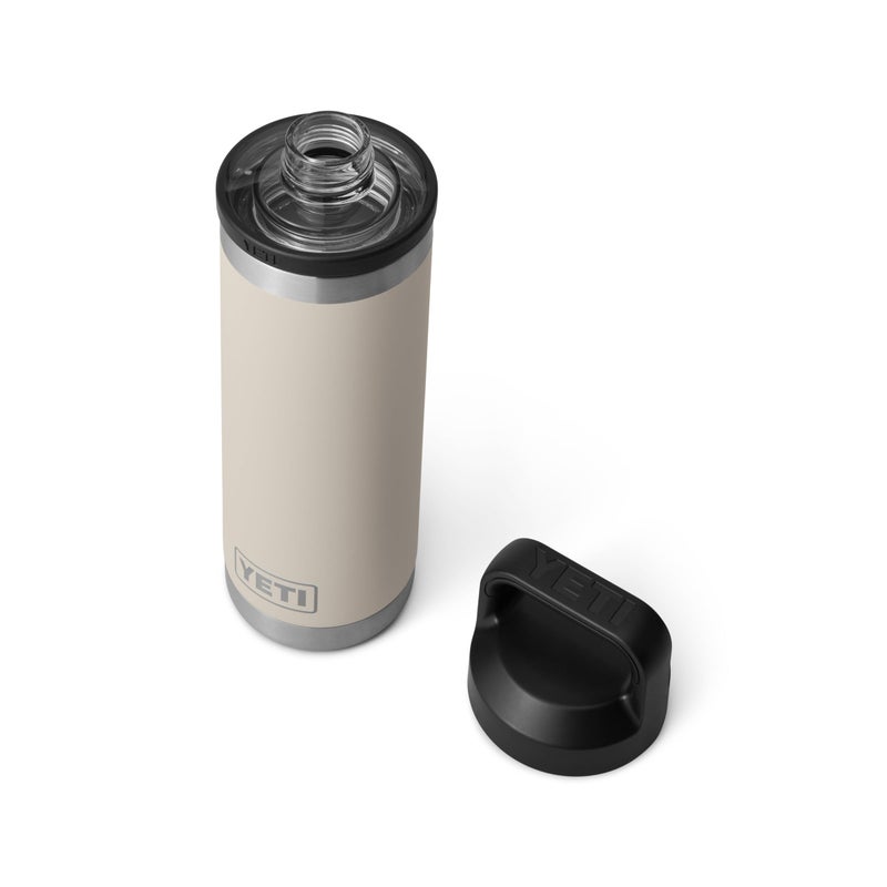 YETI Rambler 18 oz Bottle, Leakproof, Vacuum Insulated, Stainless Steel with Chug Cap, Cape Taupe - Image 3