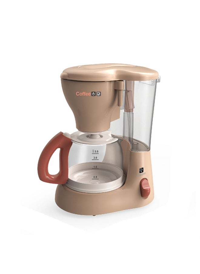 Children's House Simulation Electric Lighting Life Small Household Appliances Juicer Coffee Machine Washing Machine Toys-Specifications:129-2s Coffee Machine (0.31kg) - Image 3