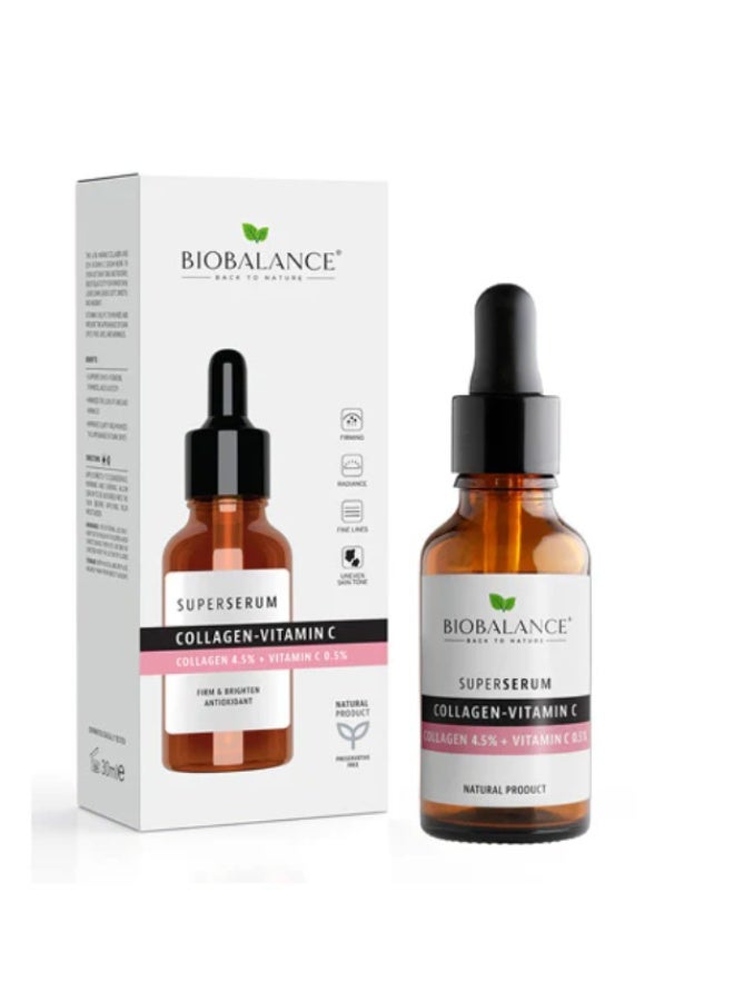 بايو بالانس سيروم بيوبالانس سوبر بالكولاجين وفيتامين سي 30 مل - سيروم لشد البشرة وتفتيحها ومكافحة علامات الشيخوخة - Image 4