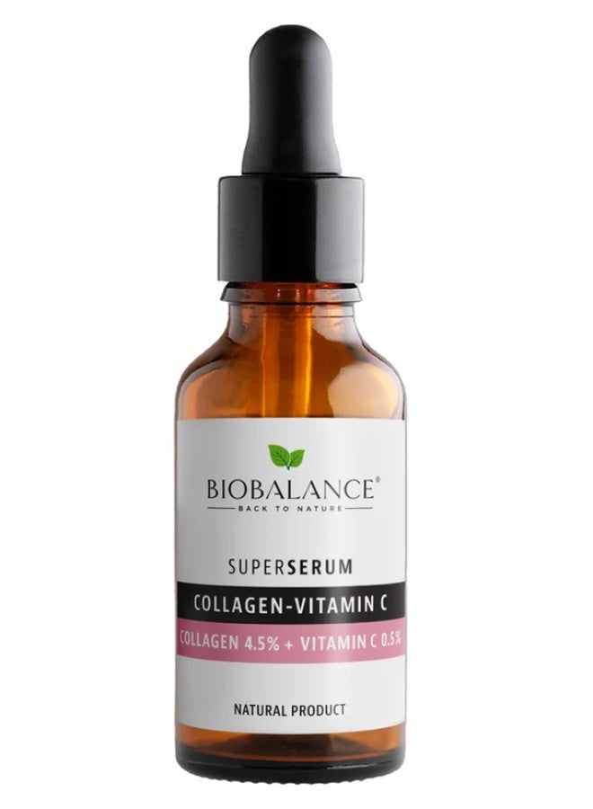 بايو بالانس سيروم بيوبالانس سوبر بالكولاجين وفيتامين سي 30 مل - سيروم لشد البشرة وتفتيحها ومكافحة علامات الشيخوخة - Image 1