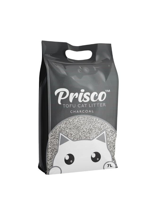 Prisco - Prisco 7L Tofu Cat Litter (Charcoal) - Image 1