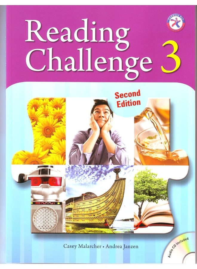 READING CHALLENGE 3, SECOND EDITION BOOK