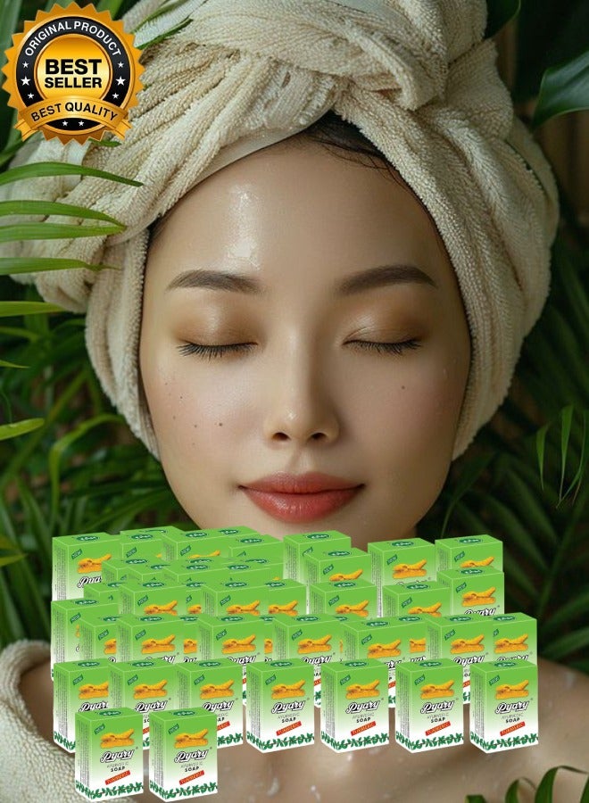 Pyary 47 Pieces Ayurvedic Turmeric Soap 75gram - Image 1